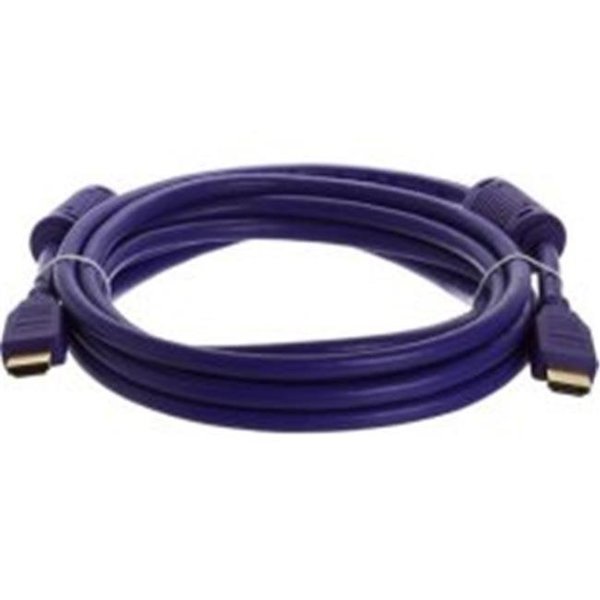 Cmple Cmple 997-N 28AWG HDMI Cable with Ferrite Cores - Purple -10FT 997-N